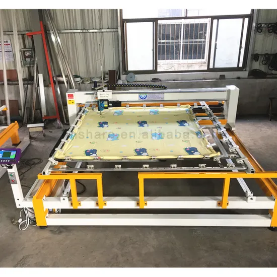 컴퓨터 서보 퀼팅 재봉틀 연속 단일 바늘 퀼팅 재봉틀