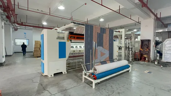 여러 스티치를 동시에 퀼팅할 수 있는 고효율 멀티 니들 체인 스티치 퀼팅 머신