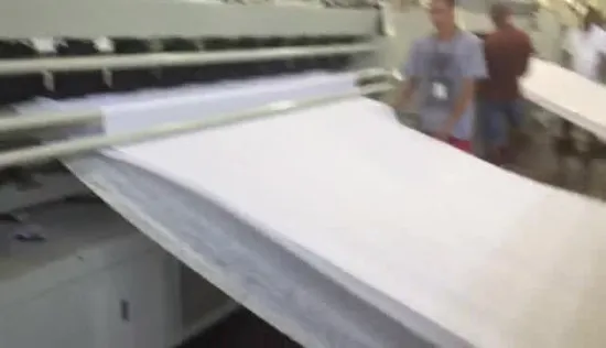 1개의 롤링 머신 또는 3개의 칼날을 갖춘 초음파 퀼팅 머신, 최종 절단 머신